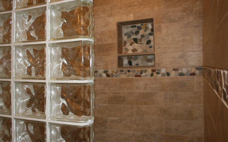 Bathroom Remodeling - Mosaic Tile - Walk In Shower