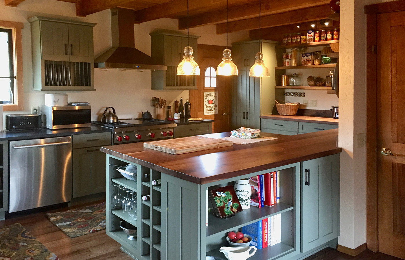kitchen island, modern kitchen flagstaff, custom cabinetry